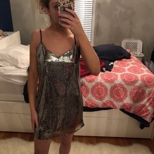 Sparkle silver dress
